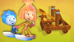 The Catapult | The Fixies | Cartoons for kids | Learning videos - Kingdom Kids Zone, Little Learners - The Fixies