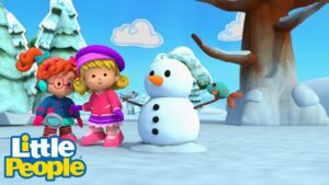 Little People | Do You Want to Build a Snowman? ☃️ | Little People Fisher Price - Kids TV Series, Kingdom Kids Zone - Little People - Fisher Price