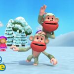 Little People | Monkey See, Monkey Don't (Snow Edition) 🐵 | Educational | Little People Fisher Price - Kids TV Series, Kingdom Kids Zone - Little People - Fisher Price