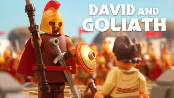 LEGO Bible | David and Goliath | Stop-Motion Animation - Bible Stories, Kingdom Kids Zone - Go Chatter Studios