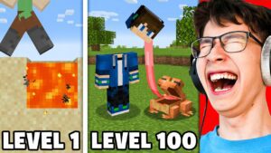 Level 1 to 100 Ways to Fool Your Friends in Minecraft - Gameplay, Kingdom Kids Zone, Minecraft - EYstreem