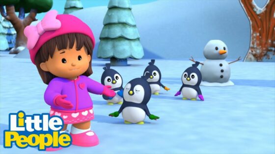 Little People | Meet the Penguin Family! 🐧 | Educational Cartoons | Little People Fisher Price - Kids TV Series, Kingdom Kids Zone - Little People - Fisher Price