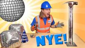 Happy New Year's | 2025 COUNTDOWN FUN with Handyman Hal - Kingdom Kids Zone, Sing With Me - Handyman Hal - Music for Kids