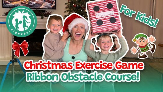 Kids Christmas Obstacle Course! Family Game To Play At Home! Exercise For Kids! Fun Kids Workout! - Kingdom Kids Zone, Little Learners - Happy Hubbard’s - Educational Videos for Kids