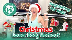 Kids Lower Body Weightlifting Workout! At Home Christmas Exercise For Kids! (Ages 3-9) Kids Lifting! - Kingdom Kids Zone, Little Learners - Happy Hubbardβs - Educational Videos for Kids