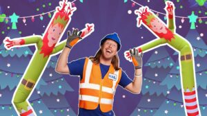 Awesome Christmas Elf with Handyman Hal | Wind Dancer Elfs - Kingdom Kids Zone, Sing With Me - Handyman Hal - Music for Kids