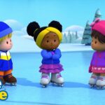 Little People | There's An Issue on the Ice Rink! Educational | Little People Fisher Price - Kids TV Series, Kingdom Kids Zone - Little People - Fisher Price
