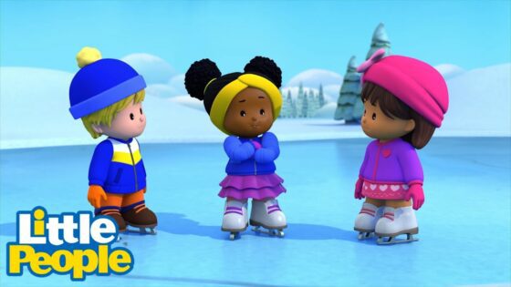 Little People | There's An Issue on the Ice Rink! Educational | Little People Fisher Price - Kids TV Series, Kingdom Kids Zone - Little People - Fisher Price