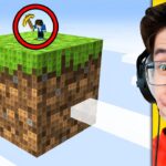 Locked on One GIANT Block in Minecraft - Gameplay, Kingdom Kids Zone, Minecraft - EYstreem