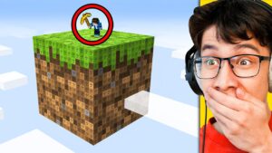Locked on One GIANT Block in Minecraft - Gameplay, Kingdom Kids Zone, Minecraft - EYstreem