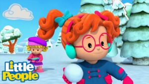 Little People | Winter Has Begun! Who's Ready for a Snowball Fight? ❄️ | Little People Fisher Price - Kids TV Series, Kingdom Kids Zone - Little People - Fisher Price