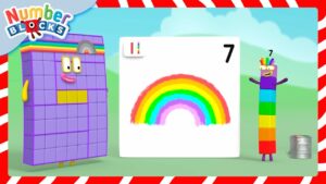 Festive Paint by Numbers 🌈🎨🎄| Counting for Kids | 12345 | @Numberblocks - Kingdom Kids Zone, Little Learners - Numberblocks