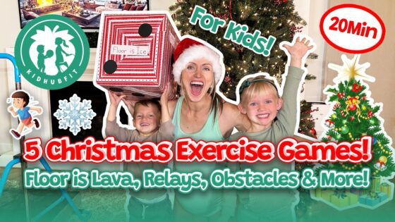 EXERCISE FOR KIDS! 5 Kids Exercise Games! Fun Activities & Workout for Kids! Family Games! Christmas - Kingdom Kids Zone, Little Learners - Happy Hubbard’s - Educational Videos for Kids