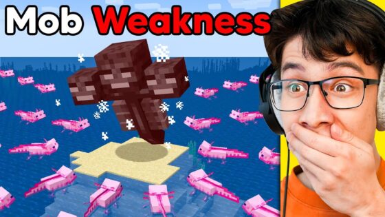 Testing Minecraft Mob Weaknesses To See If They Work! - Gameplay, Kingdom Kids Zone, Minecraft - EYstreem