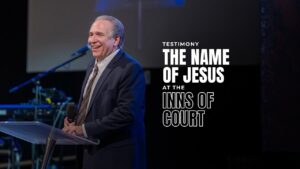 The Name of Jesus at the Inns of Court | David Myers ‣ Witness21