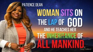 Woman Sits On the Lap of God and He Teaches Her the Inheritance Of All Mankind ‣ Witness21