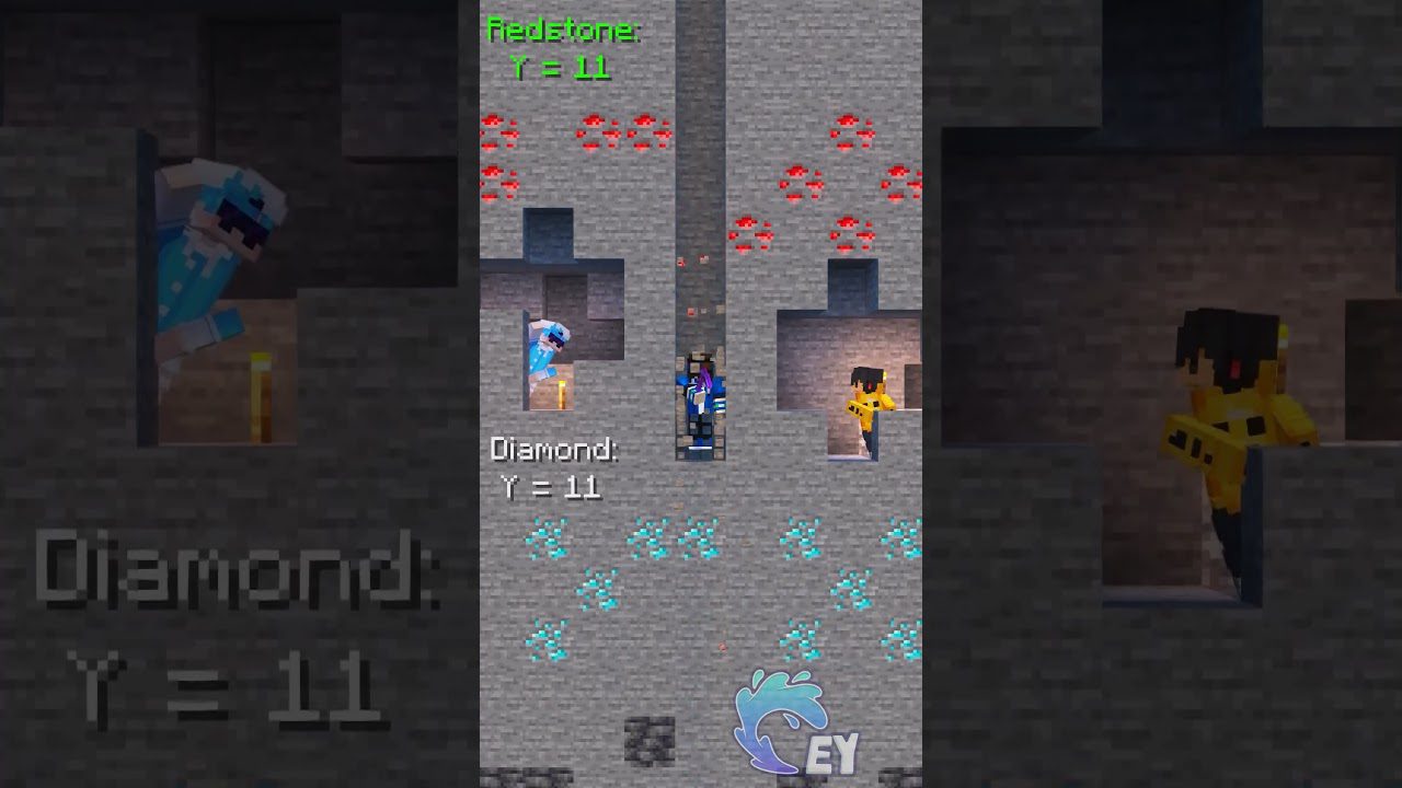 Minecraft Y Level for Every Ore! - Gameplay, Kingdom Kids Zone, Minecraft - EYstreem