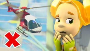 The Helicopter | The Fixies | Cartoons for kids | Learning videos - Kingdom Kids Zone, Little Learners - The Fixies