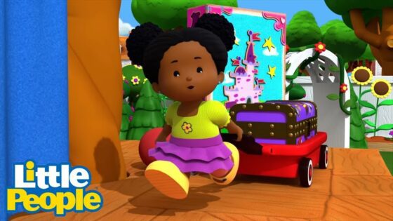 A Cart Full of Treasures! | 1 Hour | Little People Fisher Price - Kids TV Series, Kingdom Kids Zone - Little People - Fisher Price