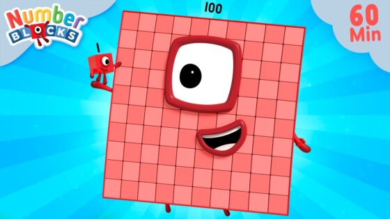 1 to 100 in 60 Minutes! ⏱️ | Learn to Count | 12345 | @Numberblocks - Kingdom Kids Zone, Little Learners - Numberblocks