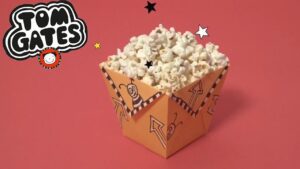 Make A Popcorn Box | The Brilliant World Of Tom Gates | Make It | Funny Cartoons For Kids - Kids (6-9), Kingdom Kids Zone - Tom Gates Brilliant World