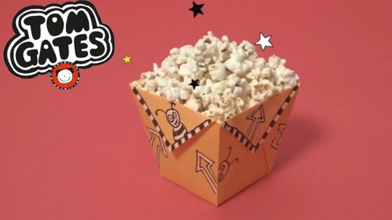 Make A Popcorn Box | The Brilliant World Of Tom Gates | Make It | Funny Cartoons For Kids - Kids (6+), Kingdom Kids Zone - Tom Gates Brilliant World