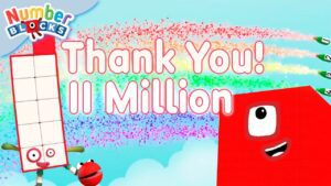 11 Million Subscribers!! π₯³ Thank you Number Fans! | Learn to count to 1,000,000 | @Numberblocks - Kingdom Kids Zone, Little Learners - Numberblocks