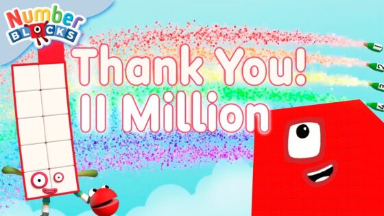 11 Million Subscribers!! 🥳 Thank you Number Fans! | Learn to count to 1,000,000 | @Numberblocks - Kingdom Kids Zone, Little Learners - Numberblocks