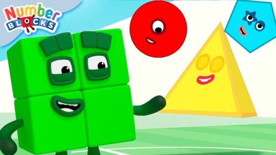 The Epic Shape Showdown! 🟡 🟩🔺 | Fun Maths and Counting for Kids | @Numberblocks - Kingdom Kids Zone, Little Learners - Numberblocks