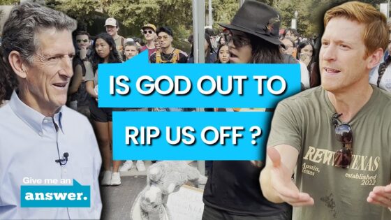 Cliffe Knechtle | Does God Just Want To Steal Our Fun And Rip Off Our Lives ? | Give Me an Answer - Q&A Sessions, Truth Seekers - Give Me An Answer with Stuart & Cliffe Knechtle