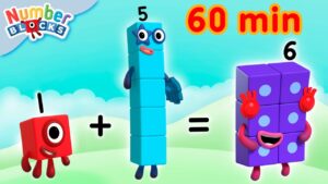 First Grade Math Compilation ➕ | Counting for Kids | 1 Hour of Full Episodes | @Numberblocks - Kingdom Kids Zone, Little Learners - Numberblocks