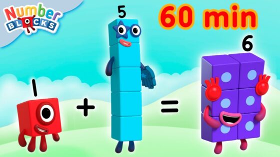 First Grade Math Compilation ➕ | Counting for Kids | 1 Hour of Full Episodes | @Numberblocks - Kingdom Kids Zone, Little Learners - Numberblocks