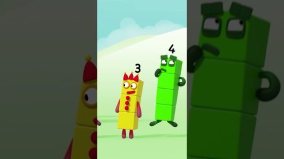 Colourful Maths – Part 1 | Meet Number Five | 123 Learn to Count | Numberblocks #shorts - Kingdom Kids Zone, Little Learners, Shorts - Numberblocks