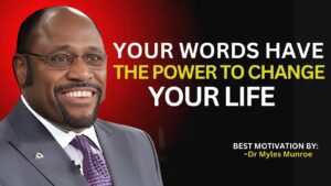 Your Words Have The Power To Change Your Life . Myles Munroe Motivation . #PowerOfWords ‣ Witness21