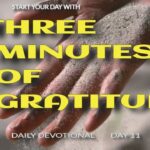 New Daily Devotional- 3 Minutes of Gratitude Day 11 ‣ Witness21