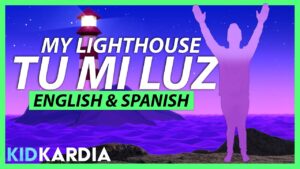 TU MI LUZ / MY LIGHTHOUSE || BILINGUAL || MOTIONS & LYRICS || SHOUT PRAISES KIDS - Kingdom Kids Zone, Sing With Me - Kid Kardia