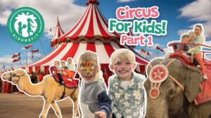 Circus Video For Kids!🎪 Face Painting 🎨 Children’s Train Ride 🚂 Reptiles 🐍 Fun & Educational Video! - Kingdom Kids Zone, Little Learners - Happy Hubbard’s - Educational Videos for Kids