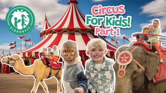 Circus Video For Kids!🎪 Face Painting 🎨 Children’s Train Ride 🚂 Reptiles 🐍 Fun & Educational Video! - Kingdom Kids Zone, Little Learners - Happy Hubbard’s - Educational Videos for Kids
