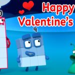 Valentine's Day! 💖 | Numberblocks Full Episodes Compilation | 123- Numbers Cartoons For Kids - Kingdom Kids Zone, Little Learners - Numberblocks