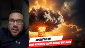 Rapture Dream: Giant Mushroom Cloud Nuclear Explosion / People Transform into Beams of Light. ‣ Witness21