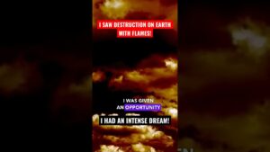 Rapture Dream I saw destruction on earth with flames! #rapturedreams #jesus #prophecy ‣ Witness21