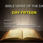 Daily Bible Verse : Day 15. ‣ Witness21