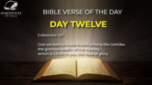 Daily Bible Verse : Day 12. ‣ Witness21