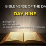 Daily Bible Verse : Day 9 - Be strong in the Grace that is in Christ Jesus ‣ Witness21