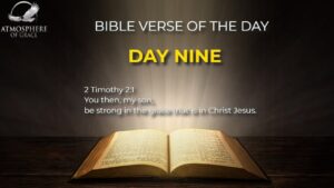 Daily Bible Verse : Day 9 - Be strong in the Grace that is in Christ Jesus ‣ Witness21