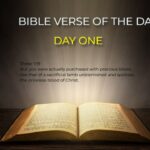 Daily Bible Verse : Day One- Purchased with the Blood of Jesus. ‣ Witness21