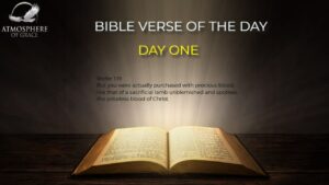 Daily Bible Verse : Day One- Purchased with the Blood of Jesus. ‣ Witness21