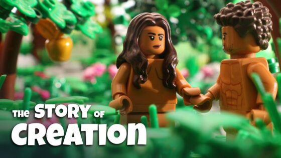 LEGO Bible | Adam and Eve (Genesis 1-3) | Stop-Motion Animation - Bible Stories, Kingdom Kids Zone - Go Chatter Studios