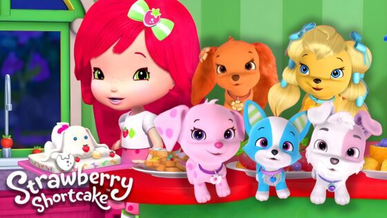 IT'S A PUPPY PARTY! 🐶 Strawberry Shortcake 🐶 Puppy Day Compilation - Kids TV Series, Kingdom Kids Zone - Strawberry Shortcake - WildBrain