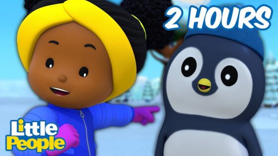 Tessa Meets Daddy Penguin | 2 Hours of Full Episodes | Little People – Fisher Price - Kids TV Series, Kingdom Kids Zone - Little People - Fisher Price